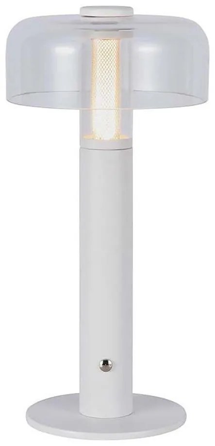 LED Ściemnialna akumulatorowa lampa stołowa LED/1W/5V 3000K 1800 mAh biała