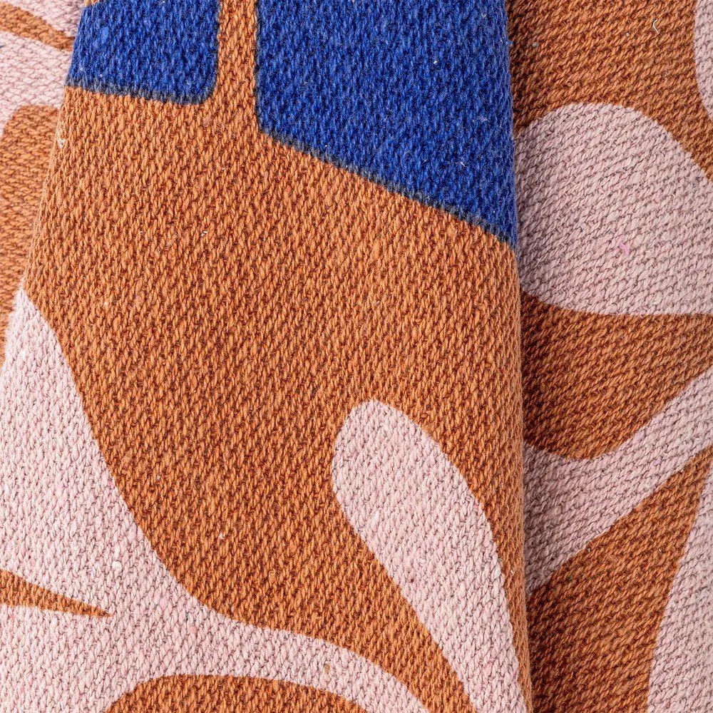 Koc z mieszanki bawełny 130x160 cm Atle – Bloomingville