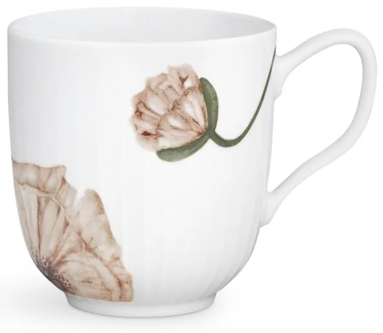 Biały porcelanowy kubek Kähler Design Hammershøi Poppy, 330 ml