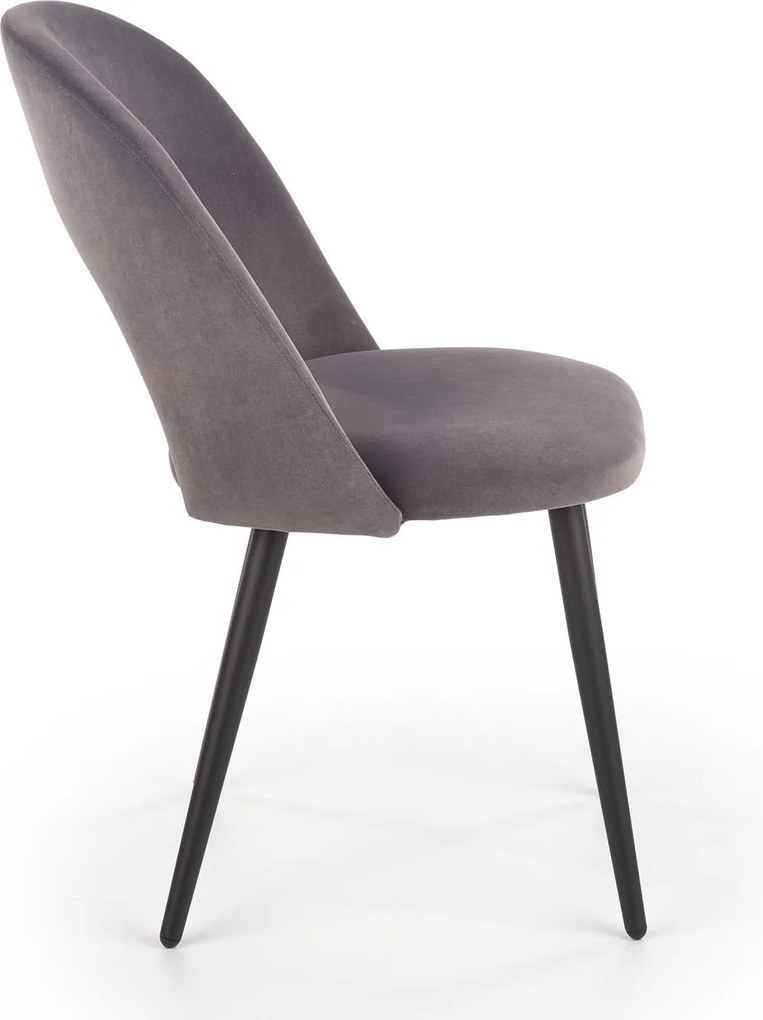 Krzesło tapicerowane z niskim oparciem K384 Halmar