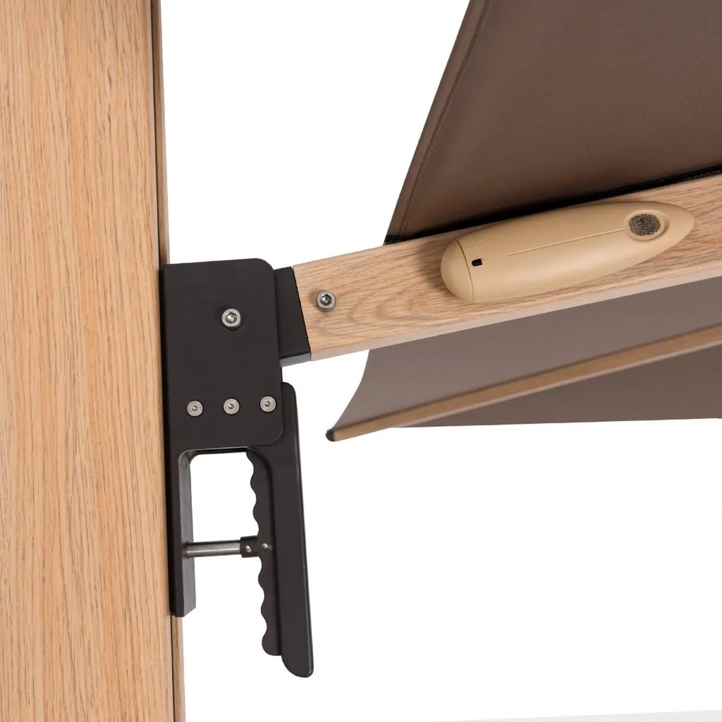 Doppler ALU WOOD XL 400 x 300 cm brązowa