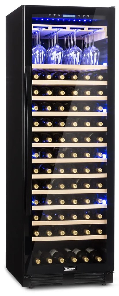 Klarstein Vinovilla 59.5cm 165 Butelek Winiarka Podblatowa Czarny