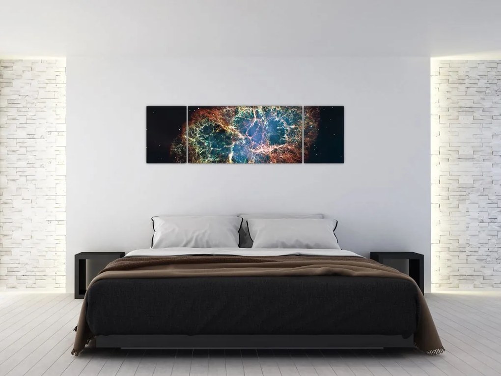 Obraz - Mgławica Krab (170x50 cm)
