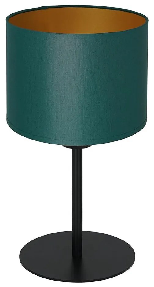 Lampa stołowa ARDEN 1xE27/60W/230V pr. 18 cm zielono-złota