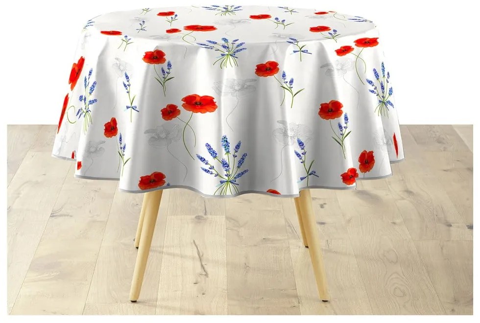 Obrus zmywalny ø 160 cm Sisteron – douceur d'intérieur