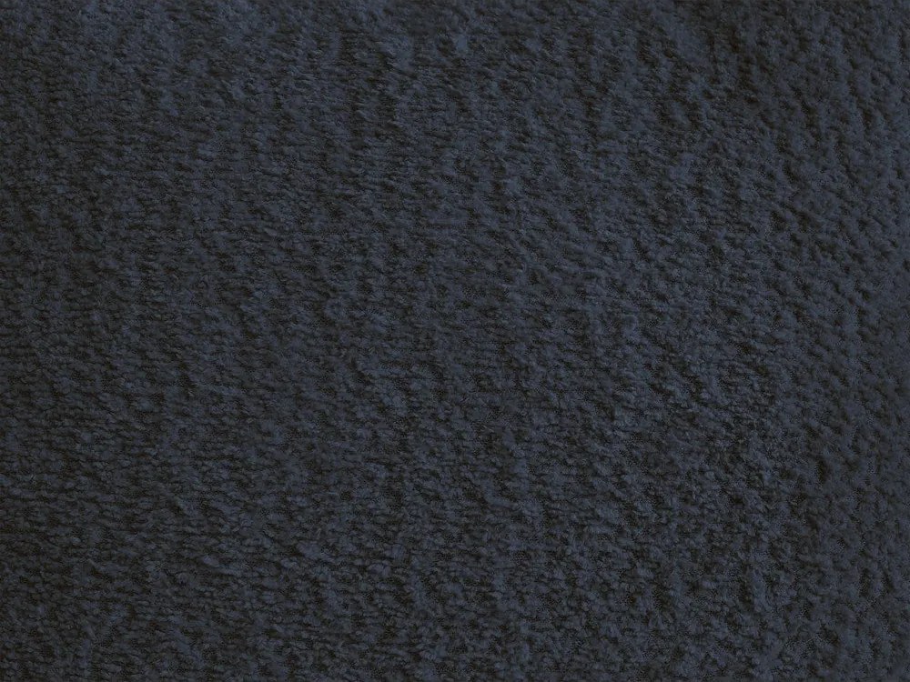 Ciemnoniebieska sofa z materiału bouclé 286 cm Azra – Bobochic Paris