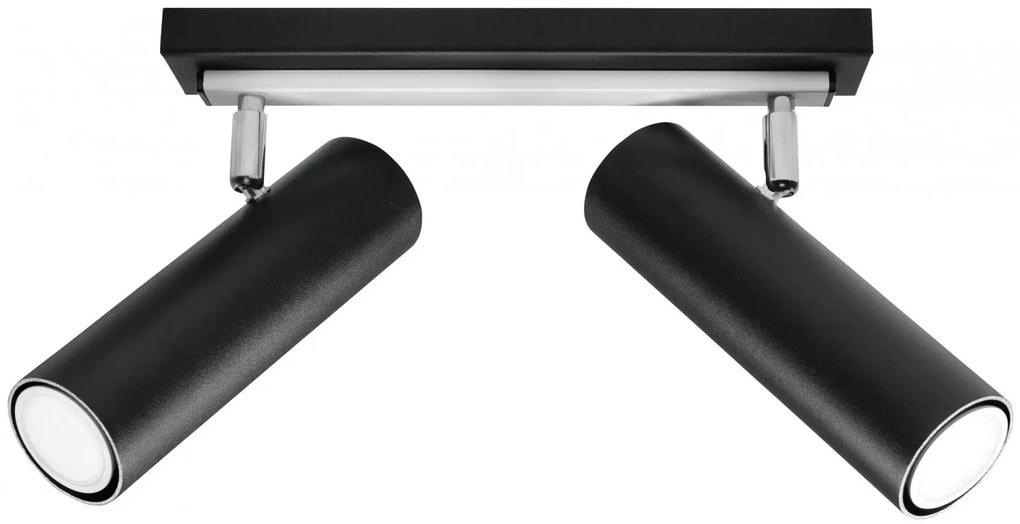 Plafon LED z regulacją E813-Beton - czarny
