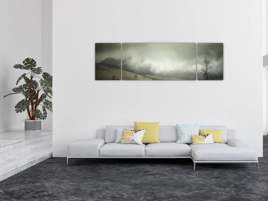 Obraz krajobrazu przed burzą (170x50 cm)