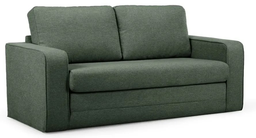 Zielona rozkładana sofa 160 cm Come – Bobochic Paris
