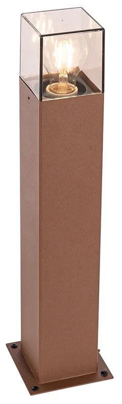 Zewnetrzna Industrialna lampa podłogowa zewnętrzna rdzawo-brązowa 50 cm IP44 - DenmarkPrzemysłowy Oswietlenie zewnetrzne