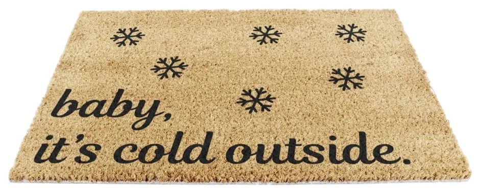 Wycieraczka ze świątecznym motywem z włókna kokosowego 40x60 cm Baby It's Cold Outside – Artsy Doormats