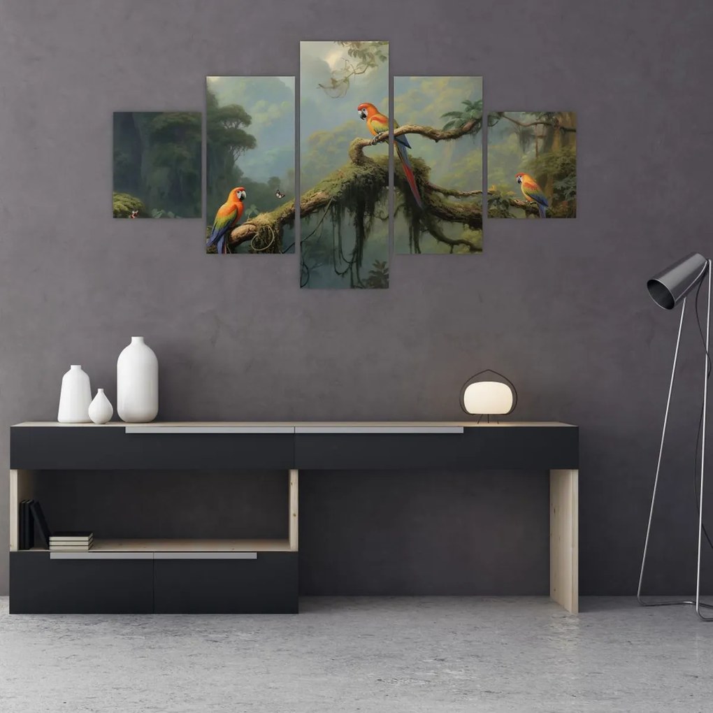 Obraz - Las tropikalny (125x70 cm)