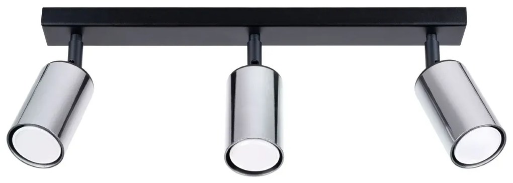 Listwa oświetleniowa WINX 3 czarna/chrom SOLLUX  LIGHTING