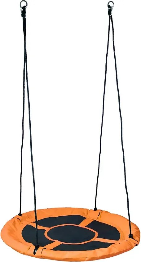 Pomarańczowa huśtawka ogrodowa bocianie gniazdo 100 cm - Sakam