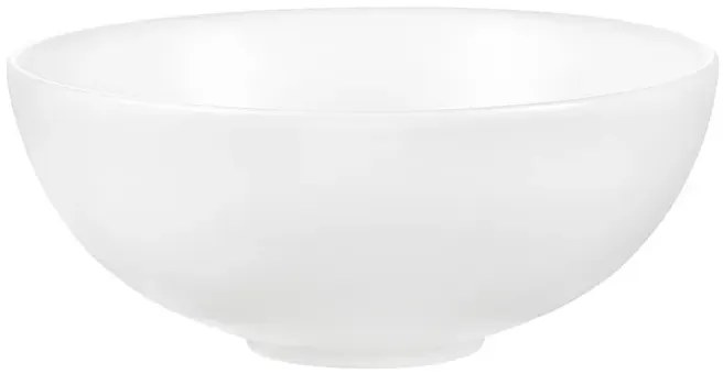 Biała okrągła ceramiczna umywalka łazienkowa - Palenisko