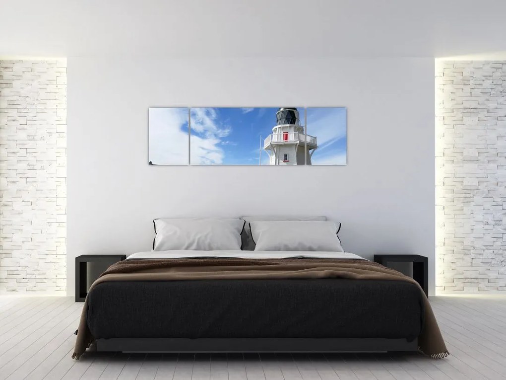 Obraz latarni morskiej Akaroa w Nowej Zelandii (170x50 cm)