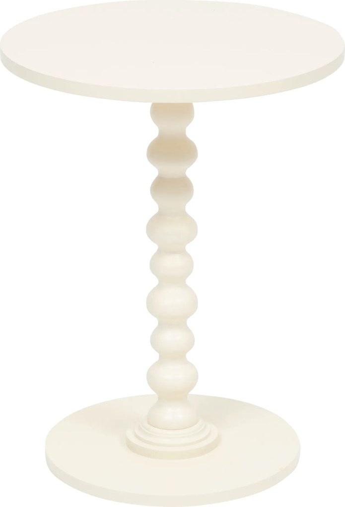 Stolik kawowy ALIX na ozdobnej nodze, Ø 38 cm