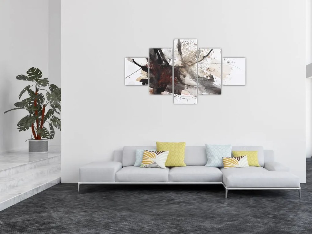 Obraz obrazu abstrakcyjnego (125x70 cm)