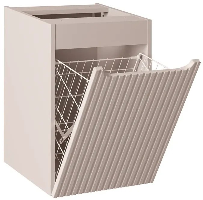 Kaszmirowa wisząca szafka łazienkowa z koszem C5-F40