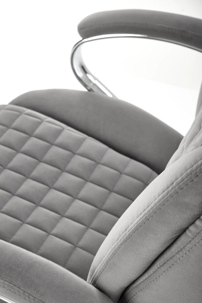 Fotel gabinetowy King 2 z tkaniny velvetowej