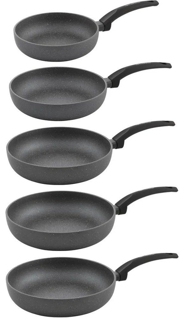 Florina Patelnia kamienna Lava Stone MG, 26 cm, szary, śred. 26 cm