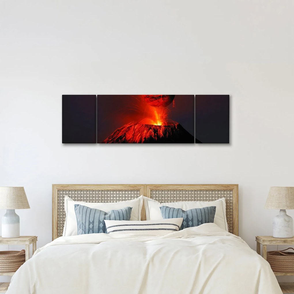 Obraz wulkanu (170x50 cm)