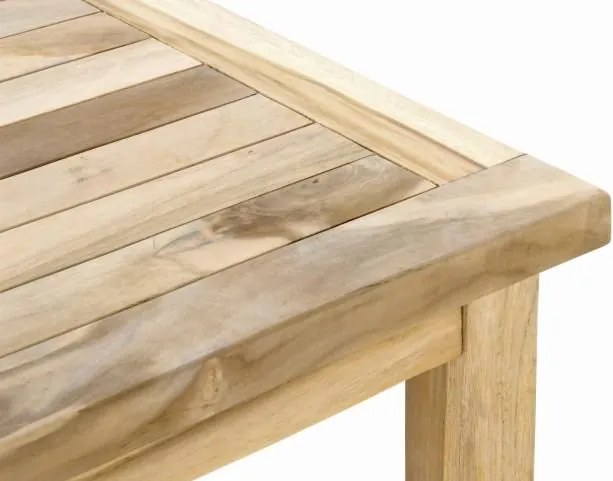 Stolik ogrodowy wykonany z solidnego drewna tekowego DIVERO