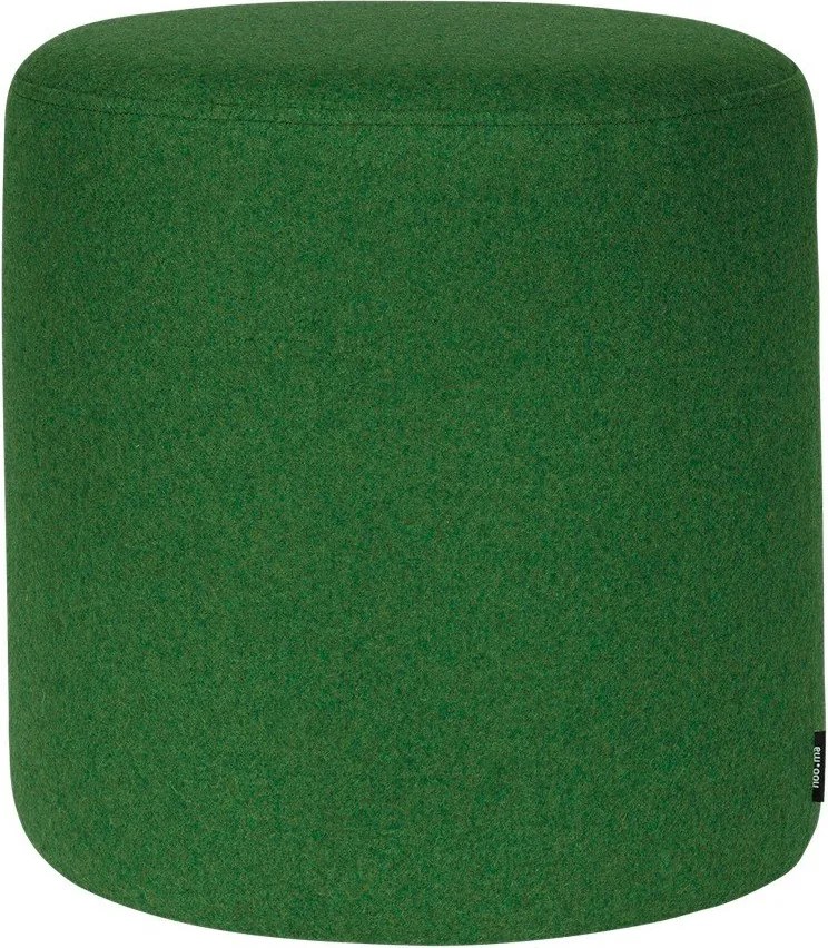 Zielony wełniany puf Folk – noo.ma