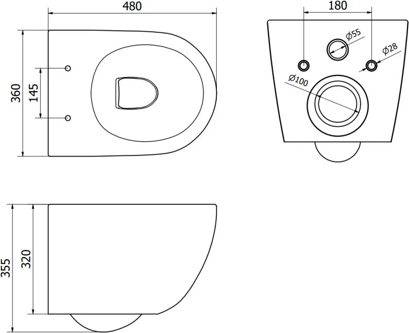 Mexen Lena miska wc Rimless z deską wolnoopadającą slim, duroplast, biała kamień - 30224092