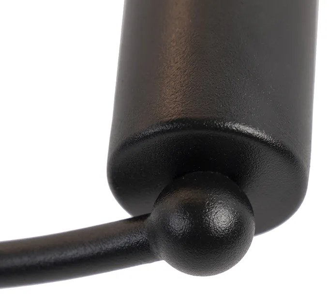 Inteligentna lampa sufitowa czarna w komplecie z 4 żarówkami Wi-Fi G95 - Facil Nowoczesny Oswietlenie wewnetrzne