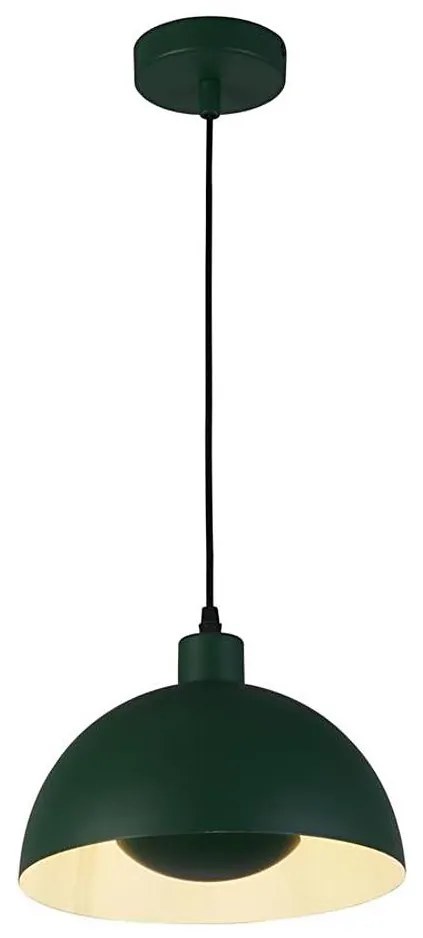 Searchlight 35411GR - Lampa wisząca na lince MARS 1xE27/60W/230V śr. 40 cm zielona