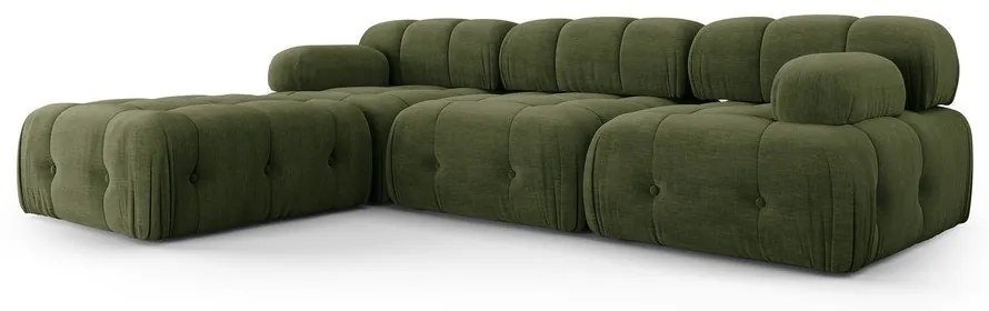Ciemnozielony narożnik Ferento – Cosmopolitan Design