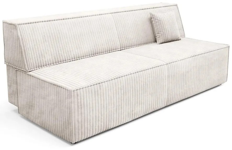 Rozkładana trzyosobowa sofa z pojemnikiem TERAMO beżowa