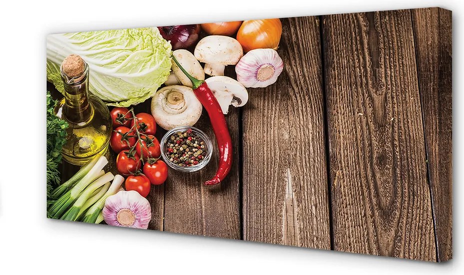 Obraz drukowany na płótnie Klasyczne Składniki Kuchni