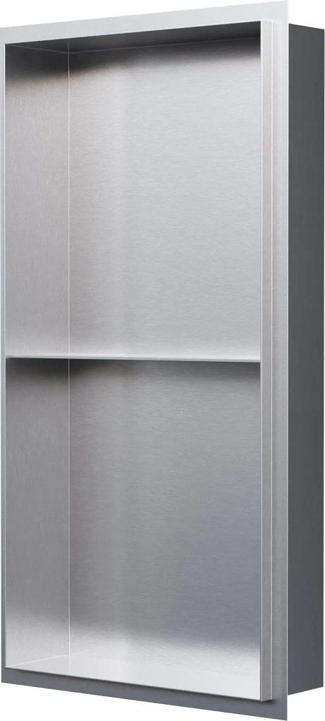 Półka wnękowa ścienna ze stali nierdzewnej NT306010X