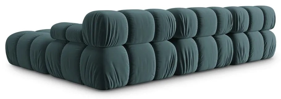 Morski aksamitny narożnik Bellis – Micadoni Home