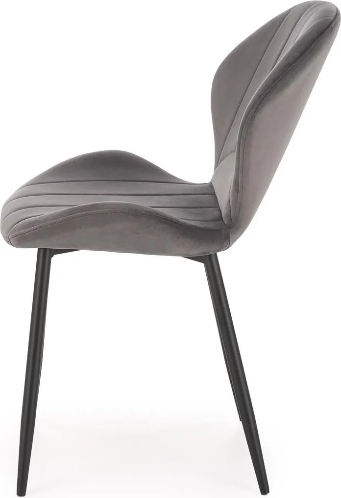 Krzesło do jadalni z pionowymi przeszyciami K538 Halmar