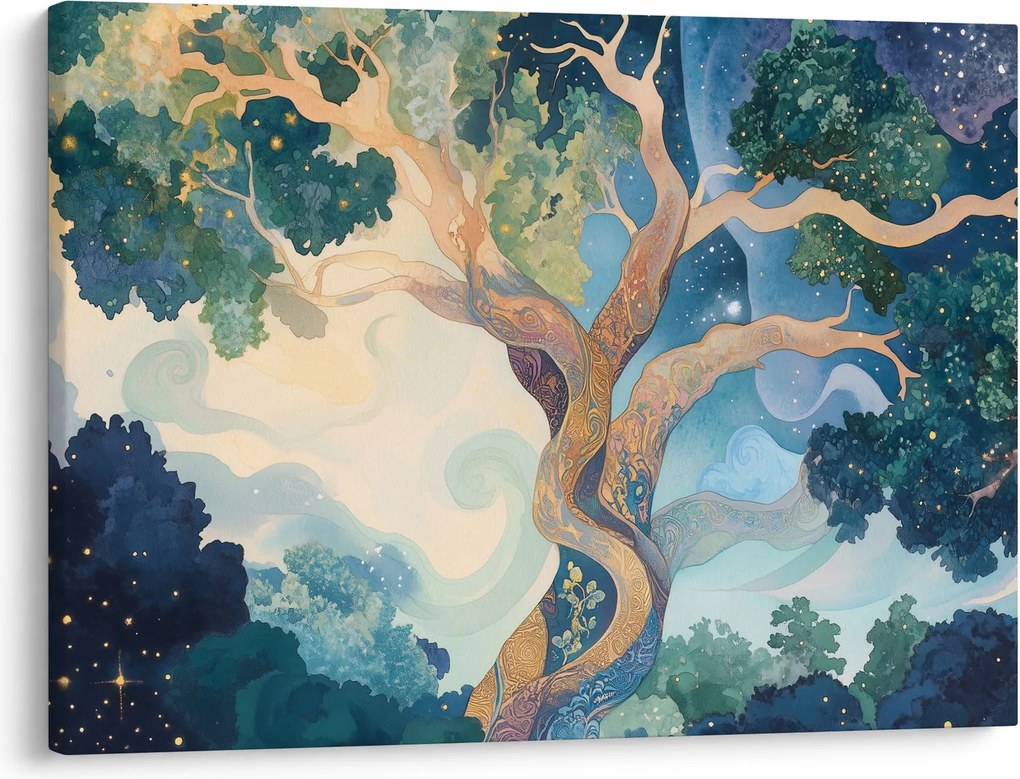 Obraz – Kosmiczne drzewo (70x50 cm)