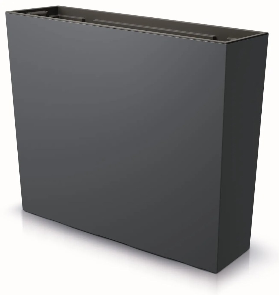 Skrzynka ogrodowa 58 x 18 x 49,8 cm Urbi Case T antracyt PROSPERPLAST
