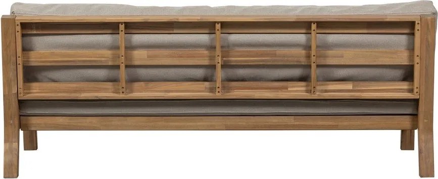 Szarobeżowa tapicerowana sofa ogrodowa Relax – vtwonen