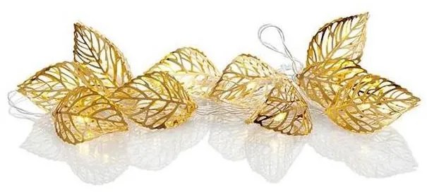 Markslöjd 703859 - LED Łańcuch dekoracyjny LEAF LED/3xAA 1,85m ciepła biel