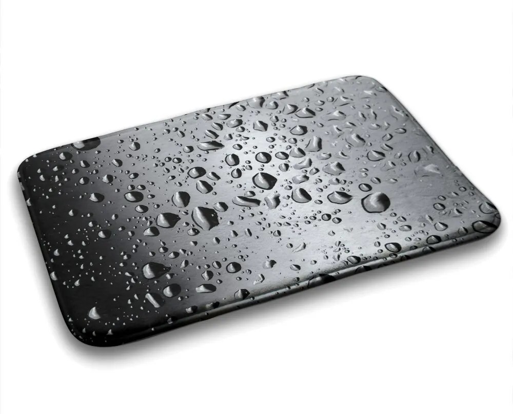 Dywanik antypoślizgowy do łazienki Dywanik antypoślizgowy do łazienki Krople deszczu