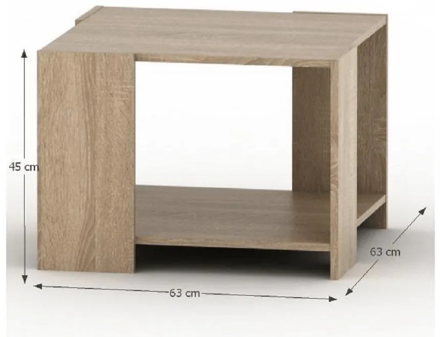 Stolik konferencyjny TEMPO ASISTENT 026, dąb sonoma