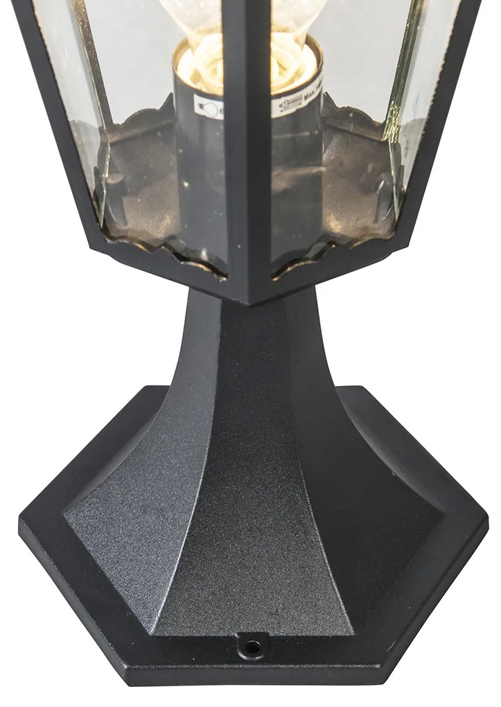 Klasyczna podstawa do latarni zewnętrznej czarna 48 cm IP44 - Nowy Orlean