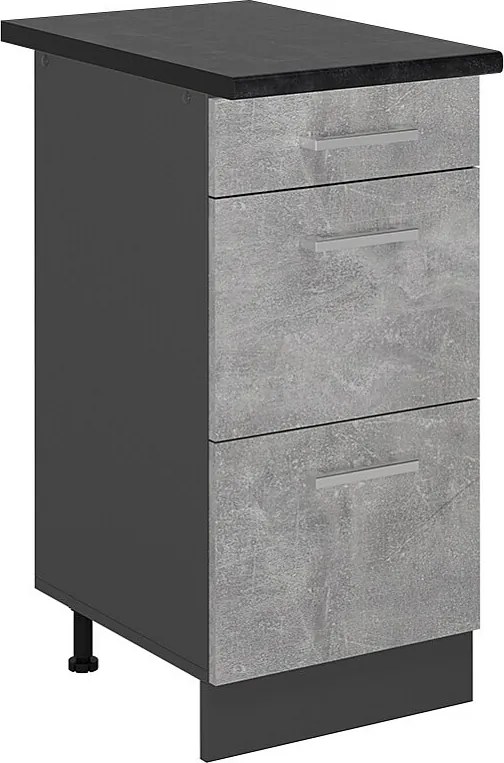 Szafka dolna do kuchni beton 40x60x81.6 r-line