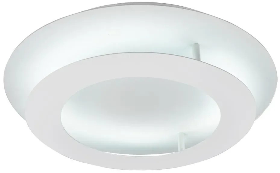 Biały okrągły plafon LED 50 cm - D156-Azalia