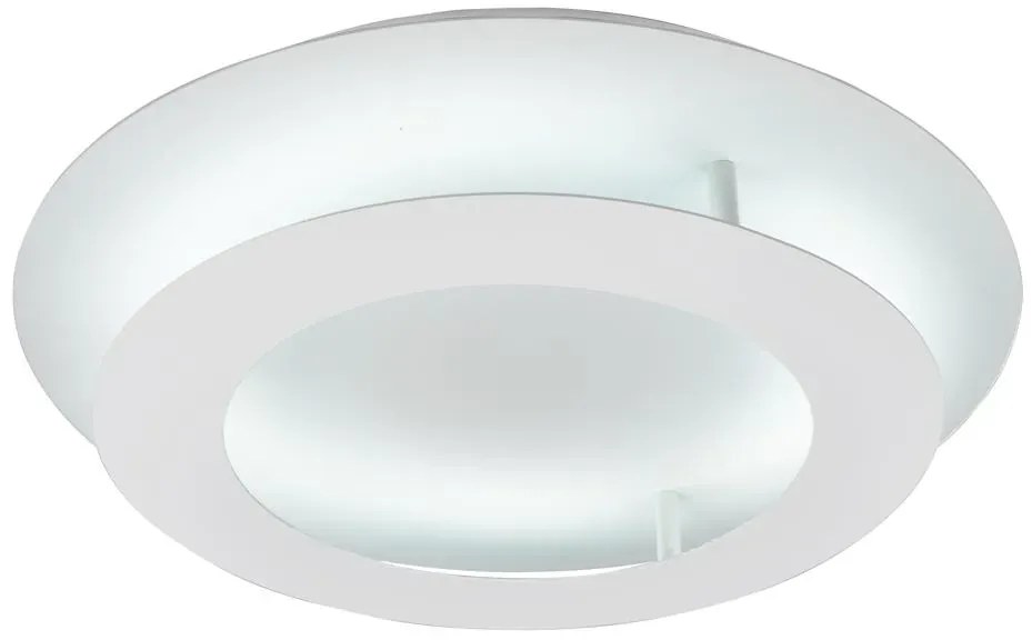 Biały okrągły plafon LED 50 cm - D156 Nadox