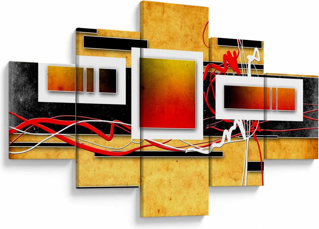 Obraz - Abstrakcja (125x70 cm)