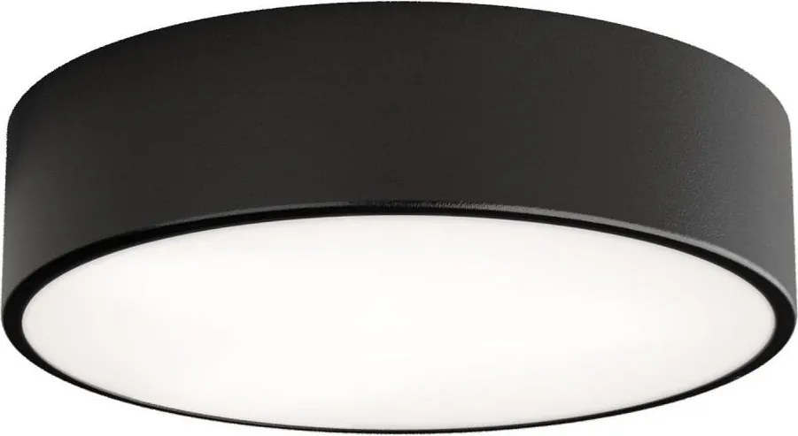 Lampa sufitowa z czujnikiem CLEO 2xE27/24W/230V Ø 30 cm czarna