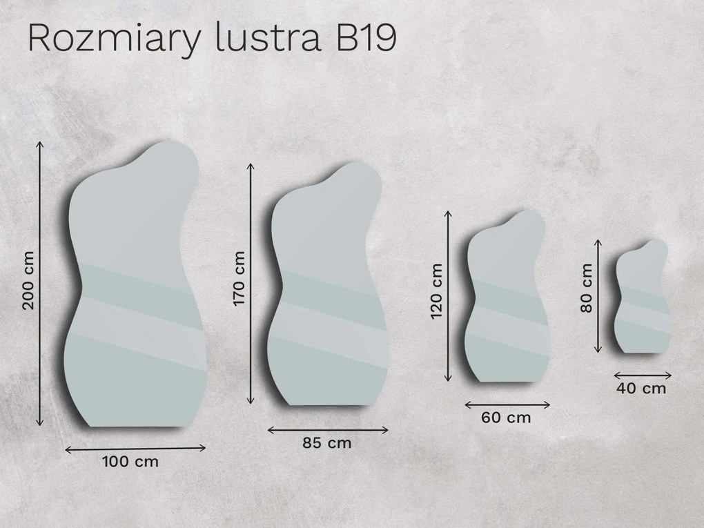 Lustro Base B19 40×80